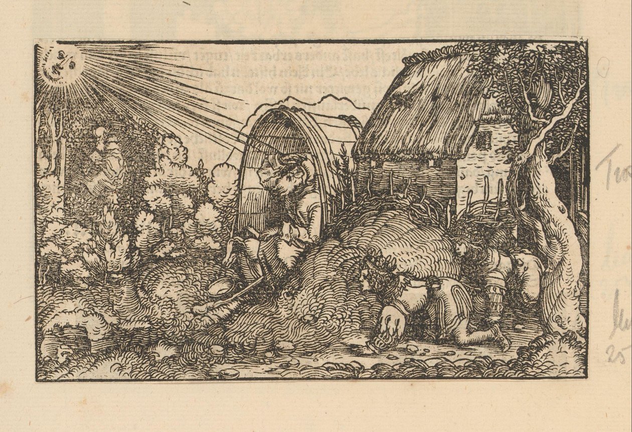 Diogenes v sudu a dva korunovaní mladíci od Anonymous