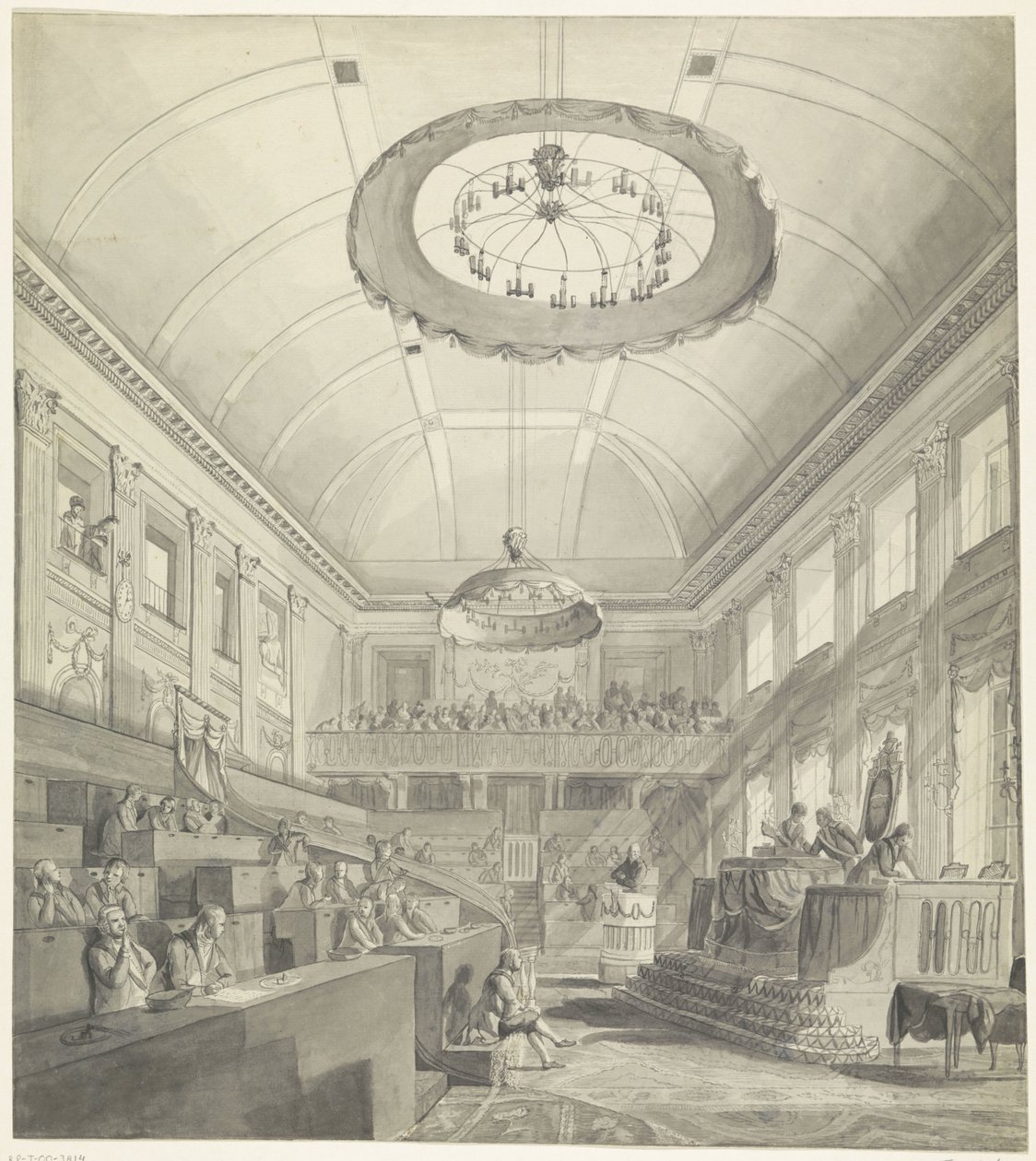 První národní shromáždění v Haagu, 1796 od Anonymous