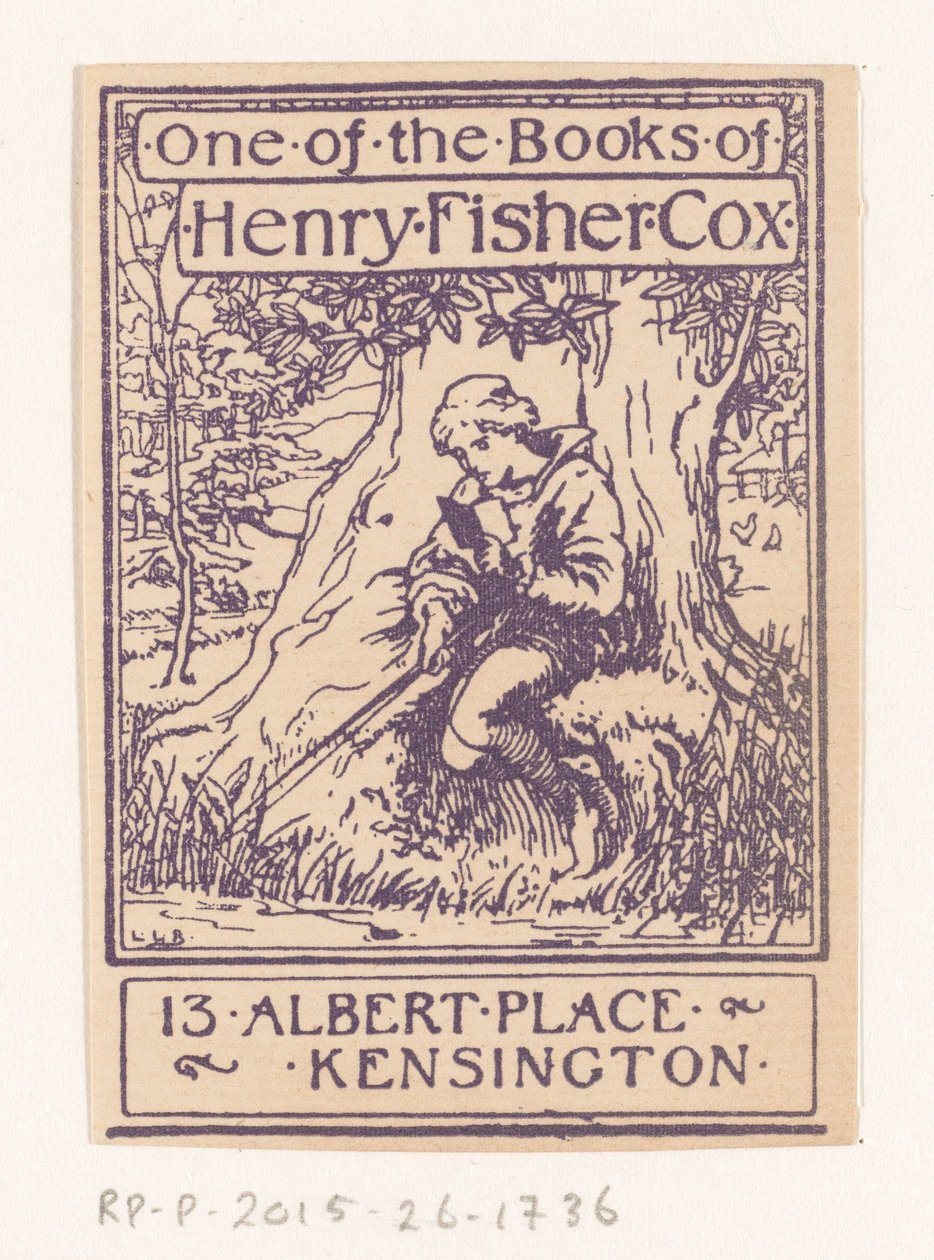 Ex libris od Henry Fisher Cox od Anonymous