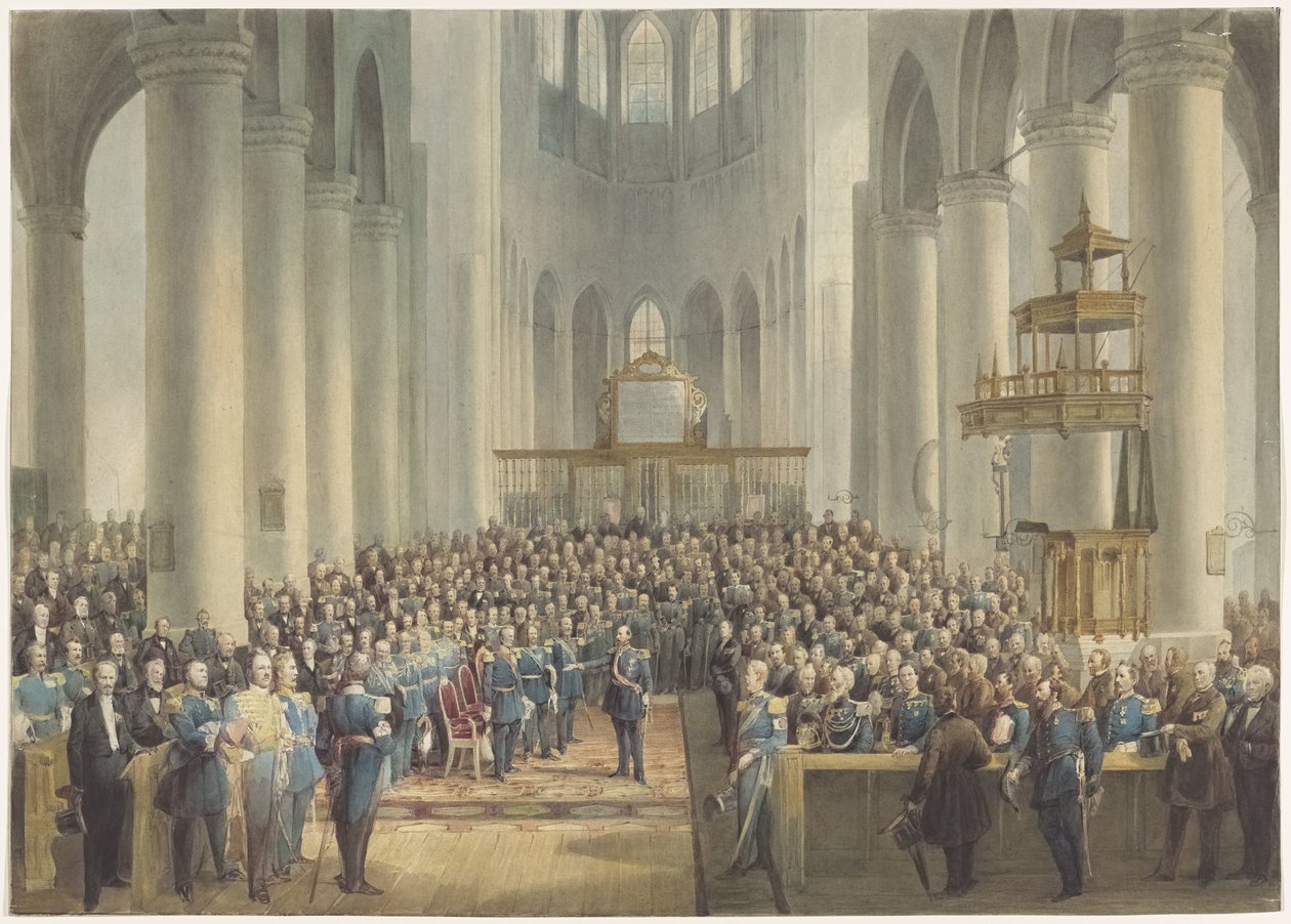 Oslava na počest veteránů 1813-1815, 1865 od Anonymous