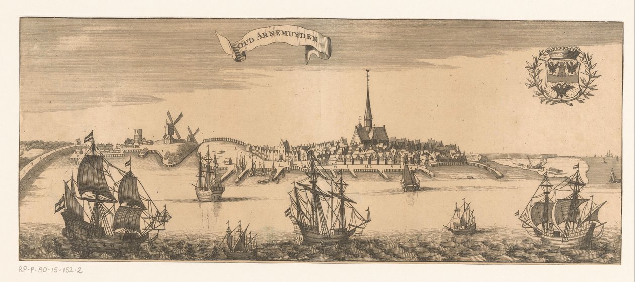 Pohled na starý Arnemuiden Old Arnemuyden (název na objektu) od Anonymous