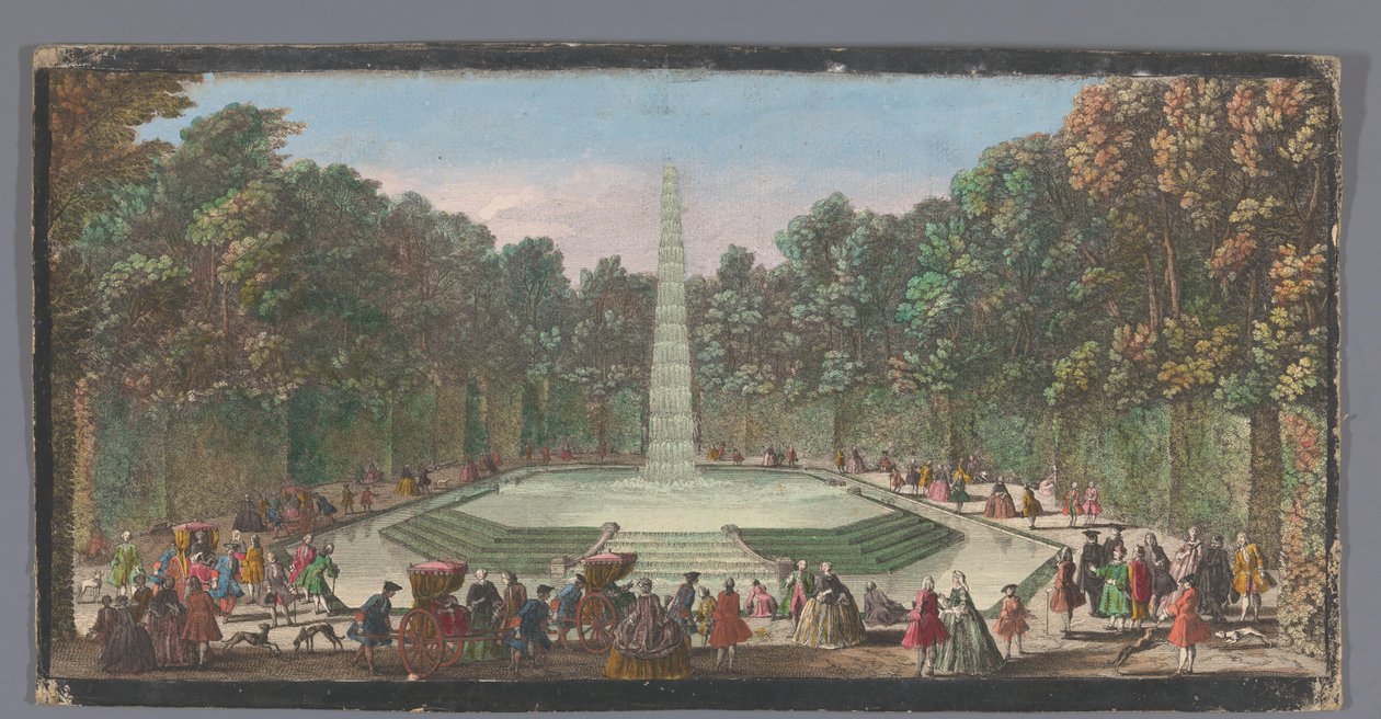 Pohled na Fontaine de l