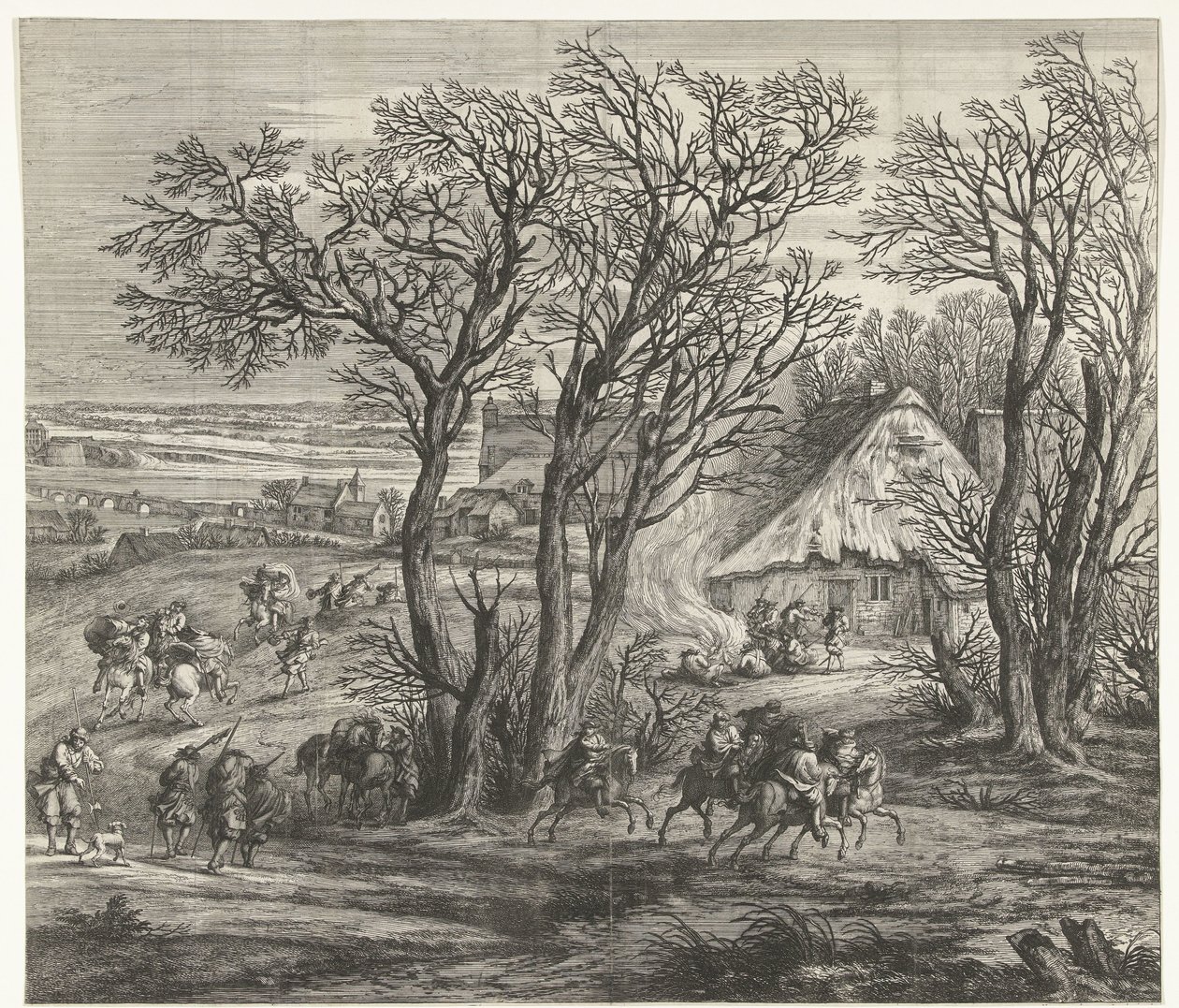 Francouzská armáda před Yperenem (pravý list), 1678 od Anonymous