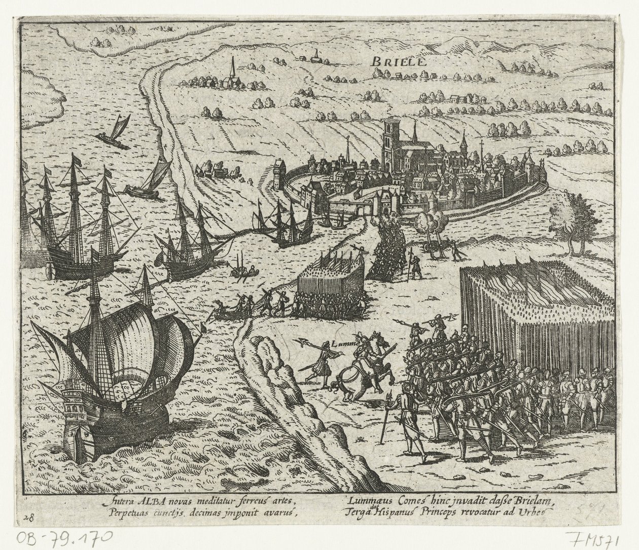 Dobytí Den Briel vodními žebráky, 1572 od Anonymous