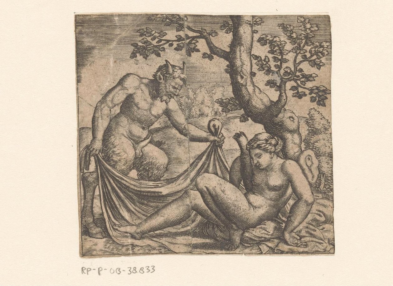 Jupiter a Antiope od Anonymous