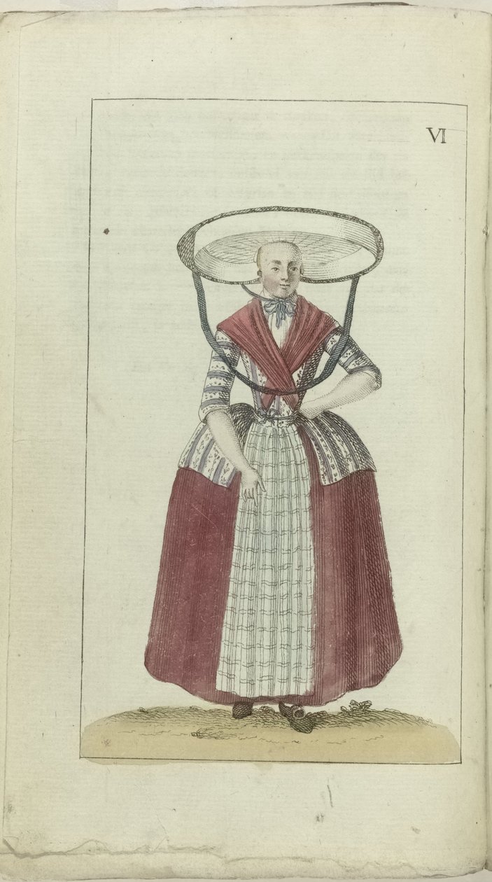 Kabinet módy a vkusu 1791, pl. VI: Friezin od Anonymous