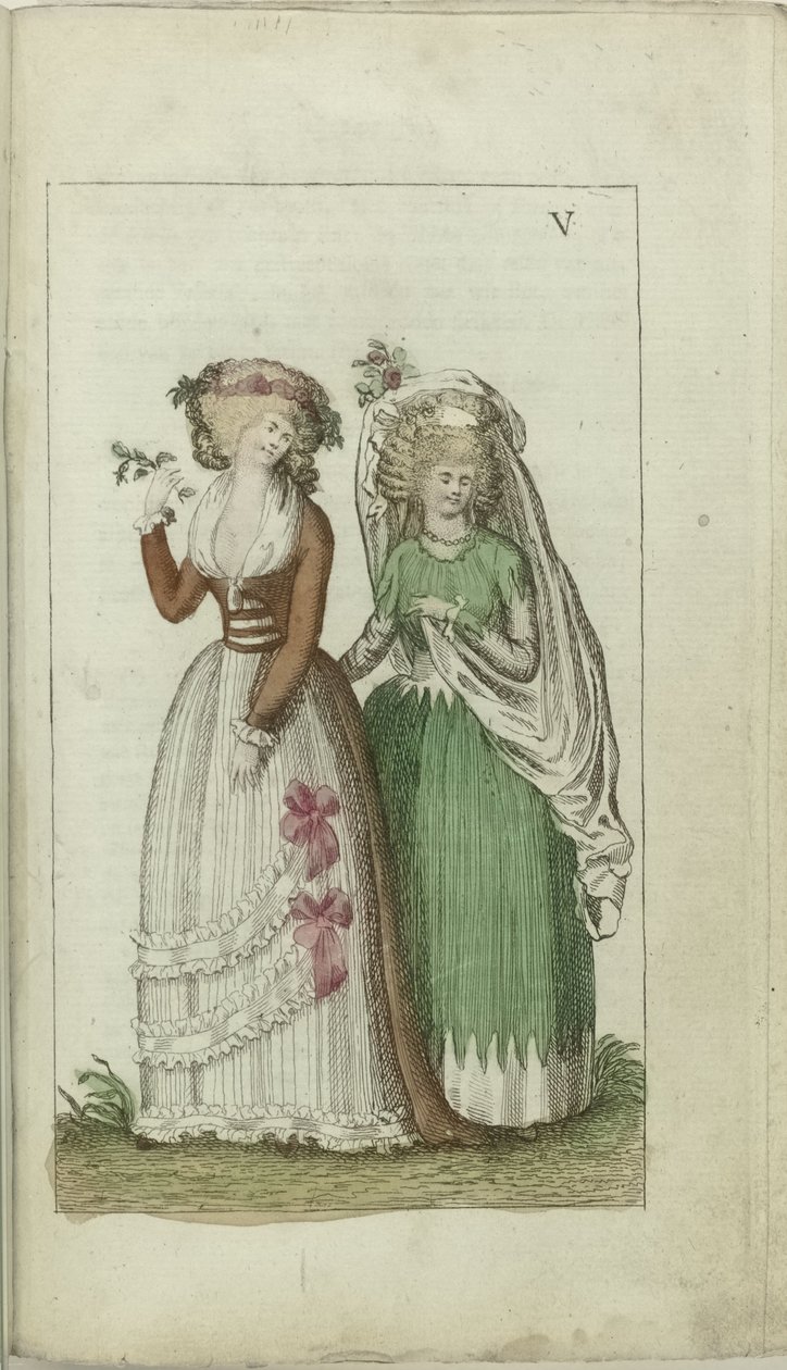 Kabinet módy a vkusu 1791, pl. Q od Anonymous