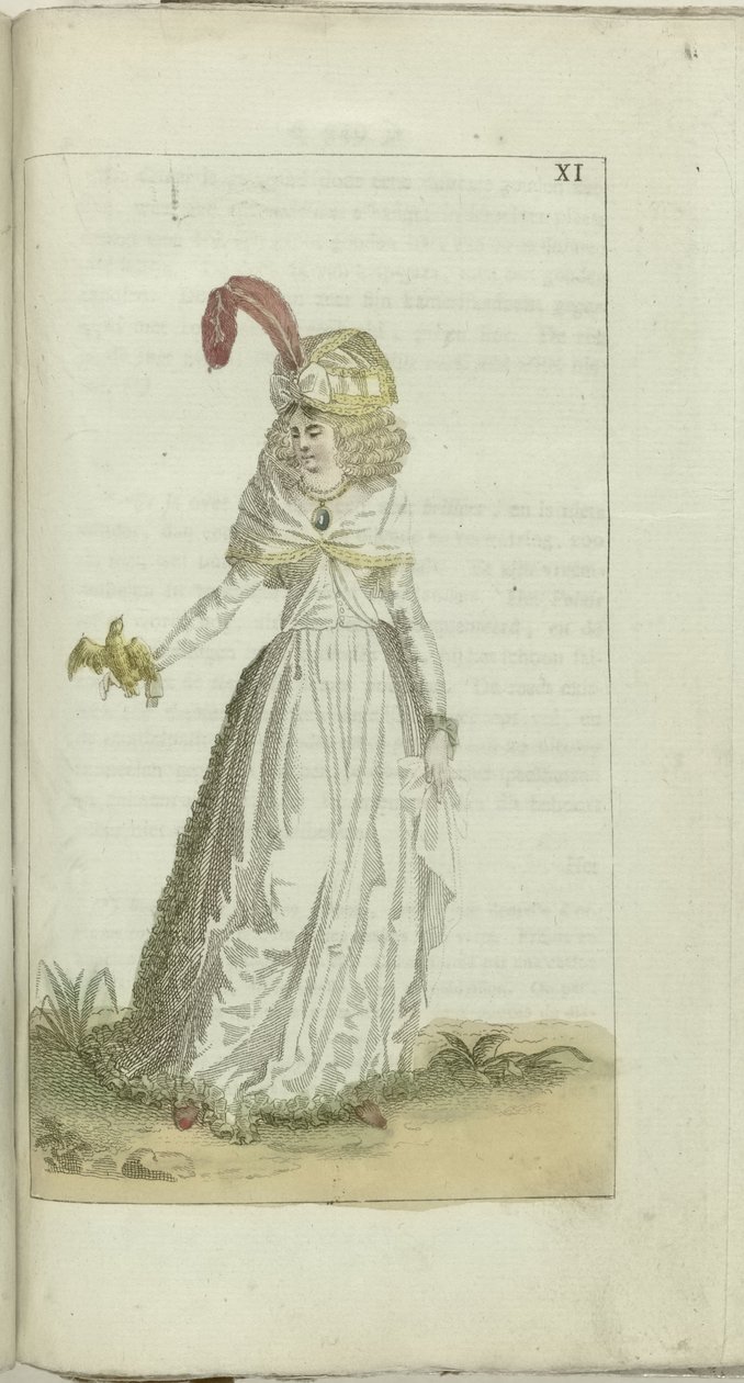 Kabinet módy a vkusu 1791, pl. XI od Anonymous
