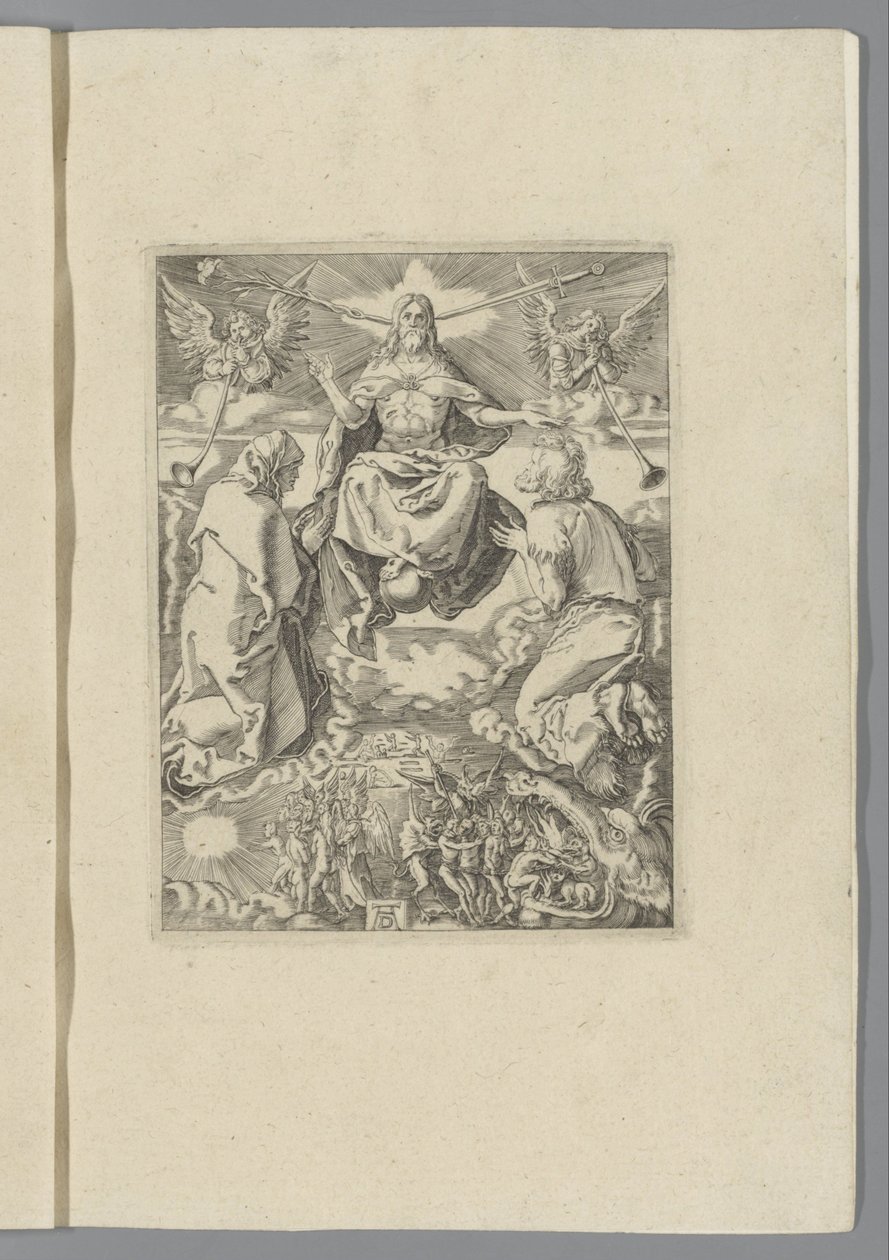 Poslední soud The Little Passion (název série) Passio Christi Ab Alberto Durer Nurenburgensi Effigiata (název série) od Anonymous
