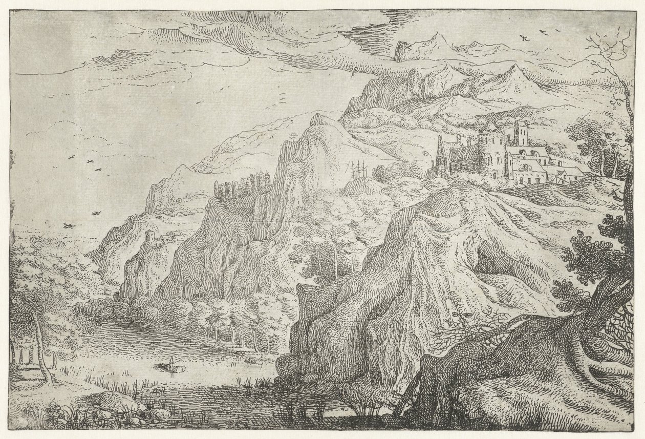 Landschap met kasteel en rivier Zeven landschappen (series title)   1365132   cs       czech Successfully Translated  Original: The Surrender of Two Sons of Tippoo Sahib (1749-99) as hostages in reparation for the war against Britain Translat: The Surrende od Anonymous