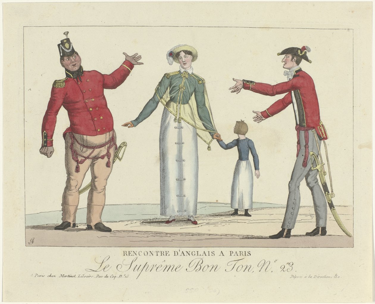 Le Suprême Bon Ton, 1800-1815, č. 23: Anglické setkání v Paříži od Anonymous