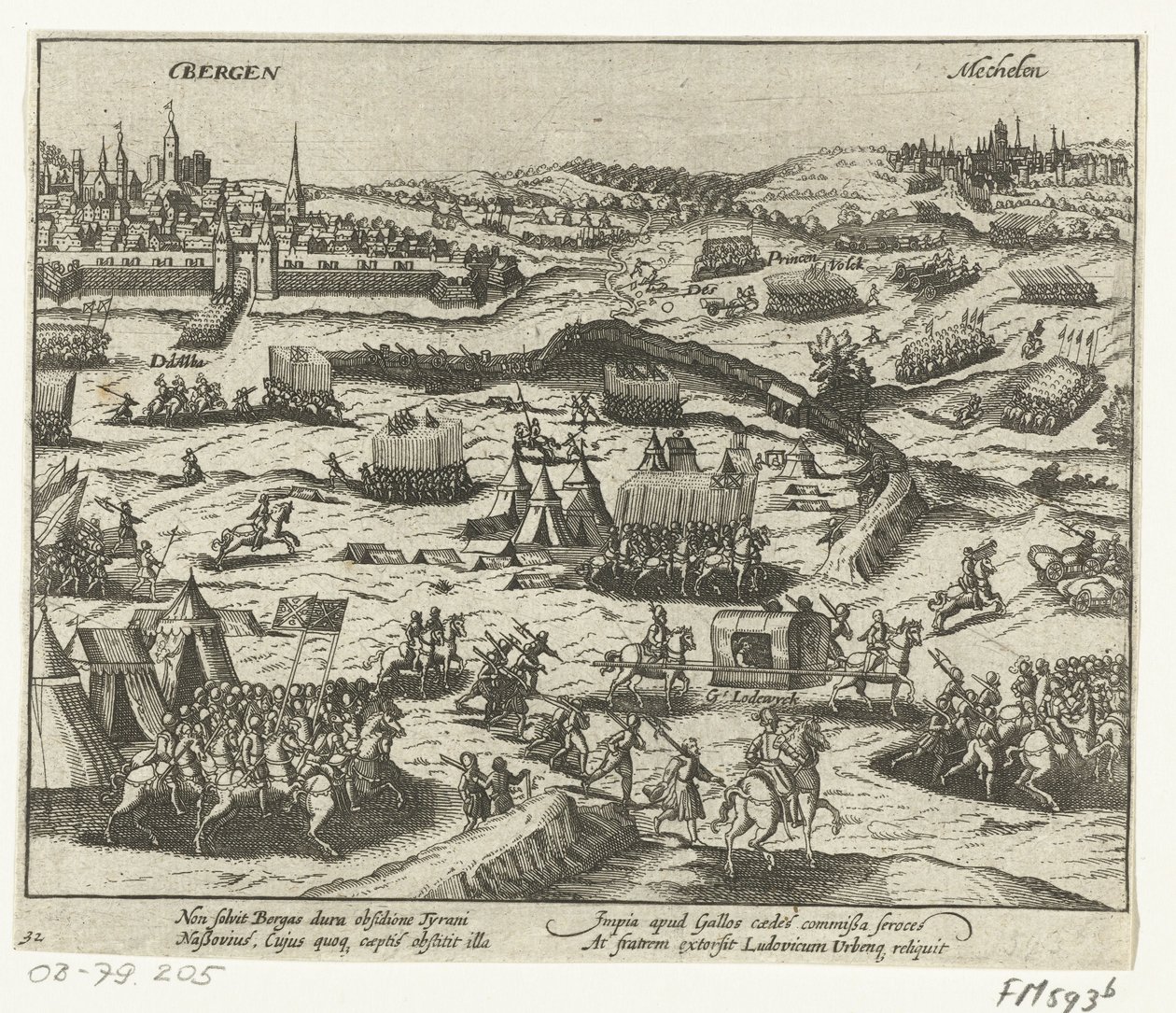 Ludvík z Nassau opouští Bergen, 1572 od Anonymous