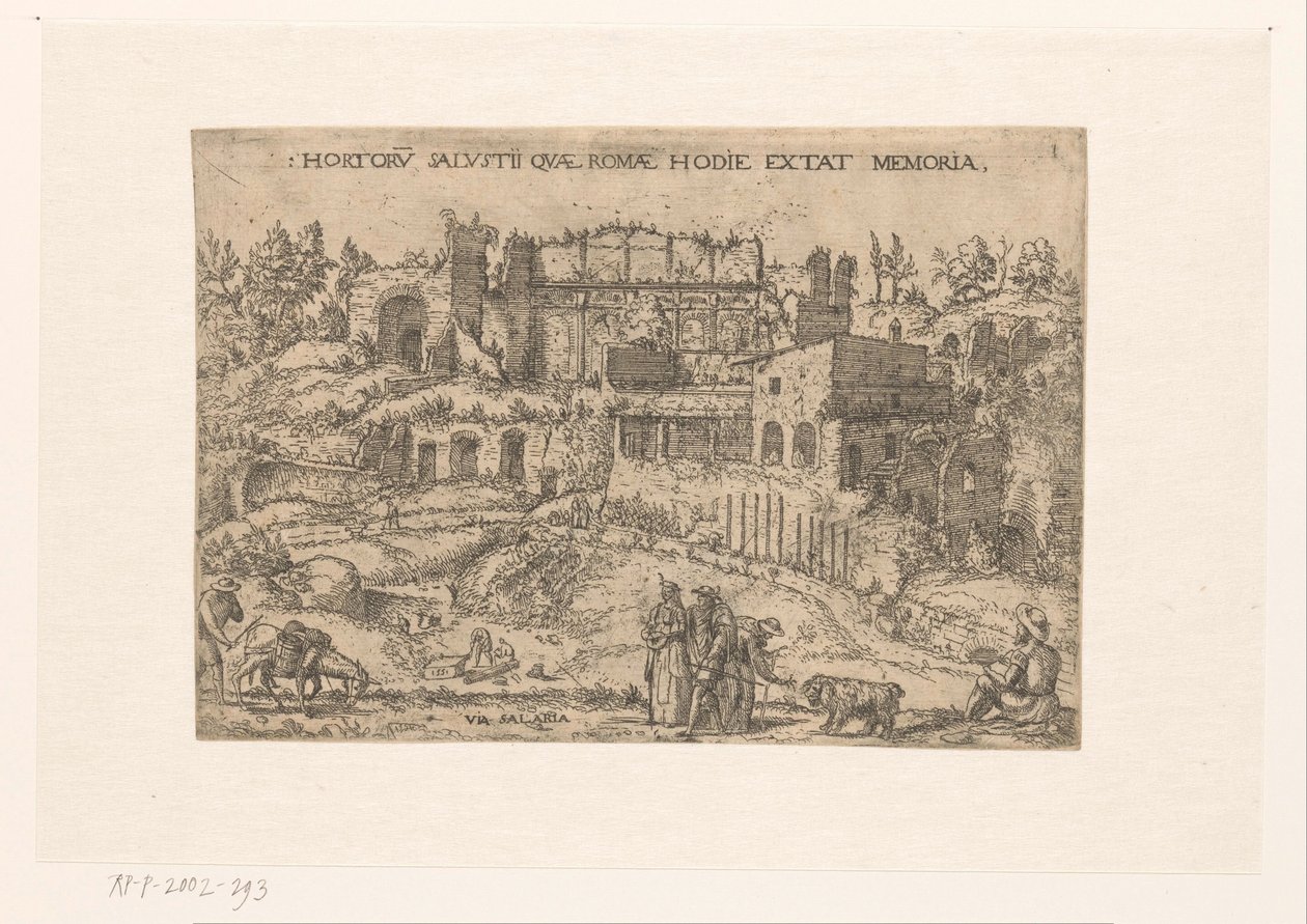Lusttuinen van Salustius te Rome od Anonymous