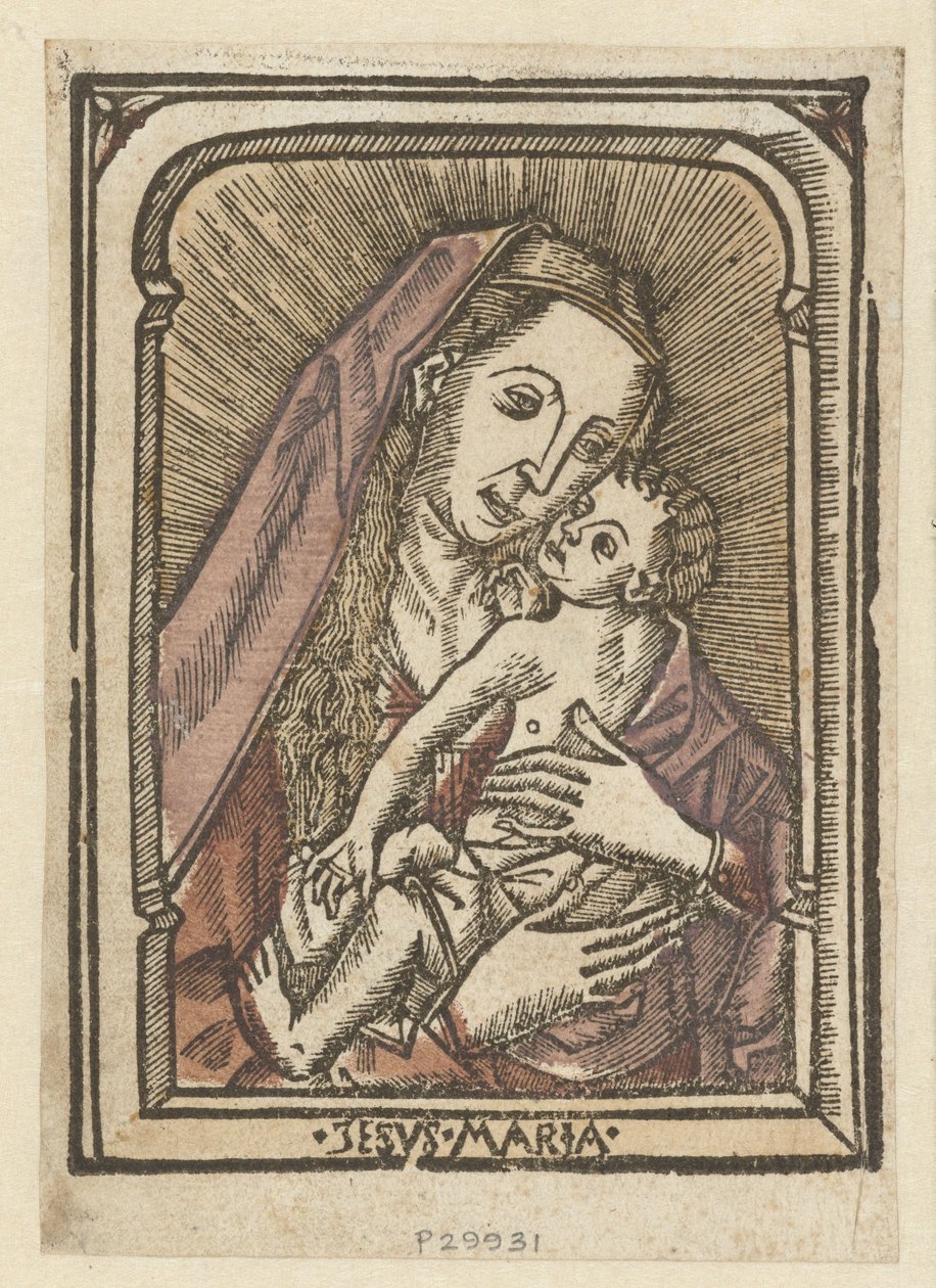 Maria se setkala s laskavým Jesus Maria (titul na předmětu) od Anonymous