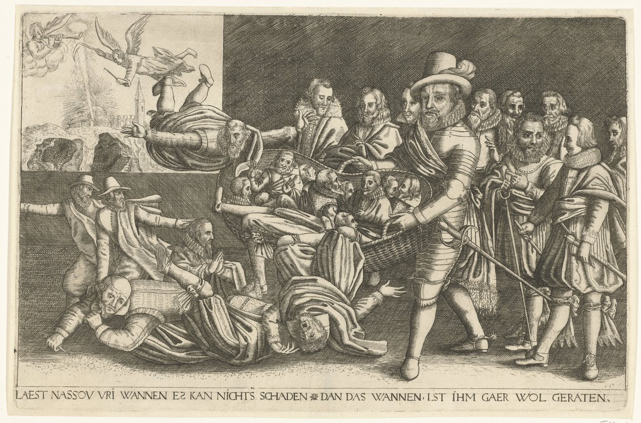 Mauritové oddělující pšenici od plev, 1618 od Anonymous