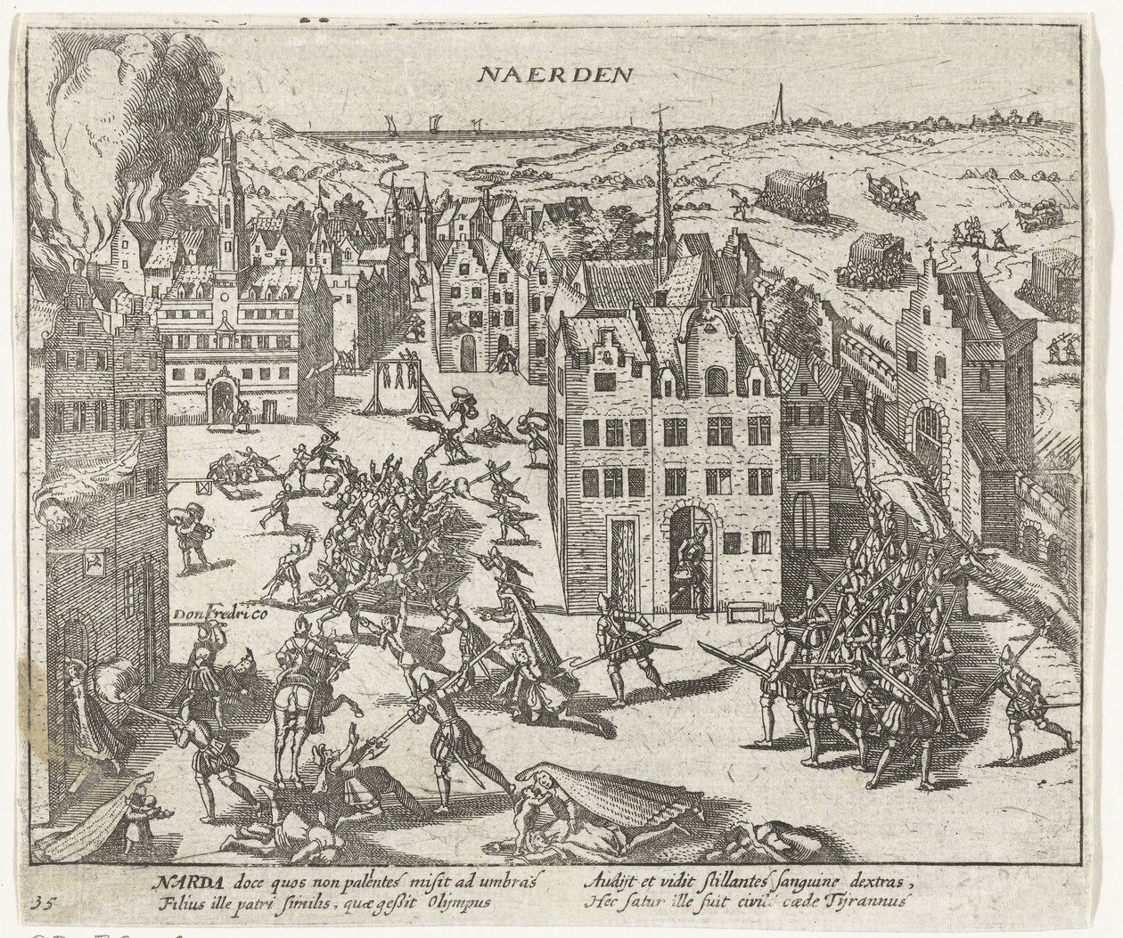 Vražda Španěly v Naardenu, 1572 od Anonymous