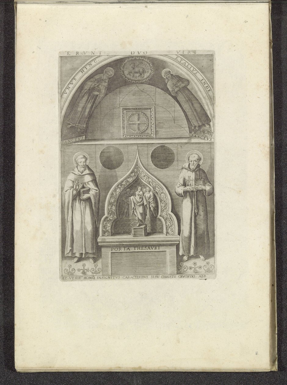 Nis potkal de heilige Franciscus en de heilige Dominicus Scènes uit het Venetiaanse leven (název série) Habiti d