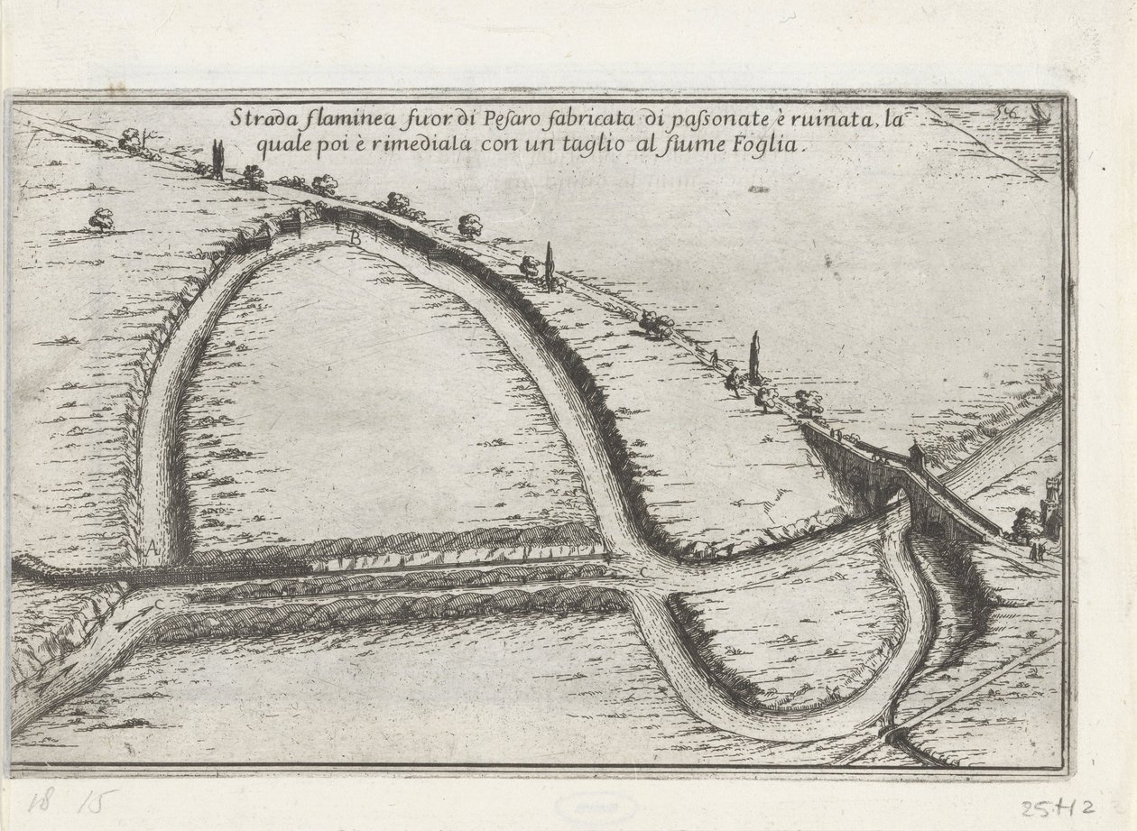 Omleggen van een bocht van een rivier Umění, jak zajistit splavnost řek, různými způsoby, s dalšími novými vynálezy a různými dalšími tajemstvími (název série) od Anonymous