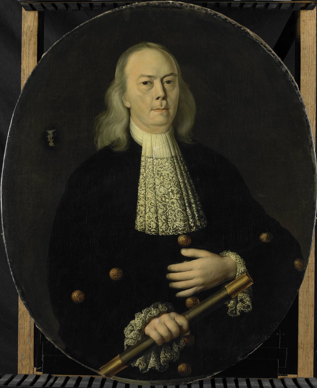 Portrét Abrahama van Riebeecka (1653-1713) od Anonymous