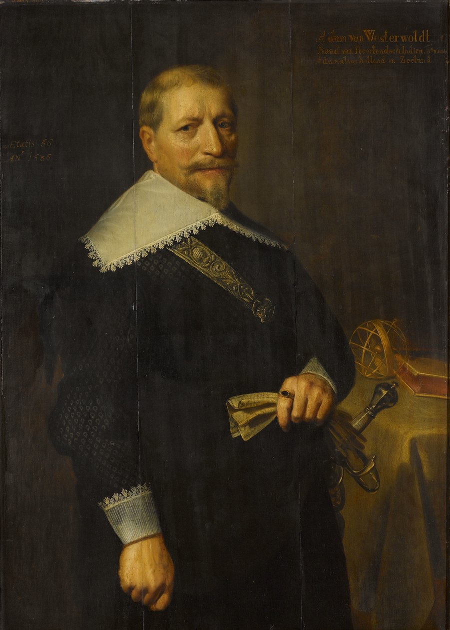Portrét Adama van Westerwolta (1580-1639) od Anonymous