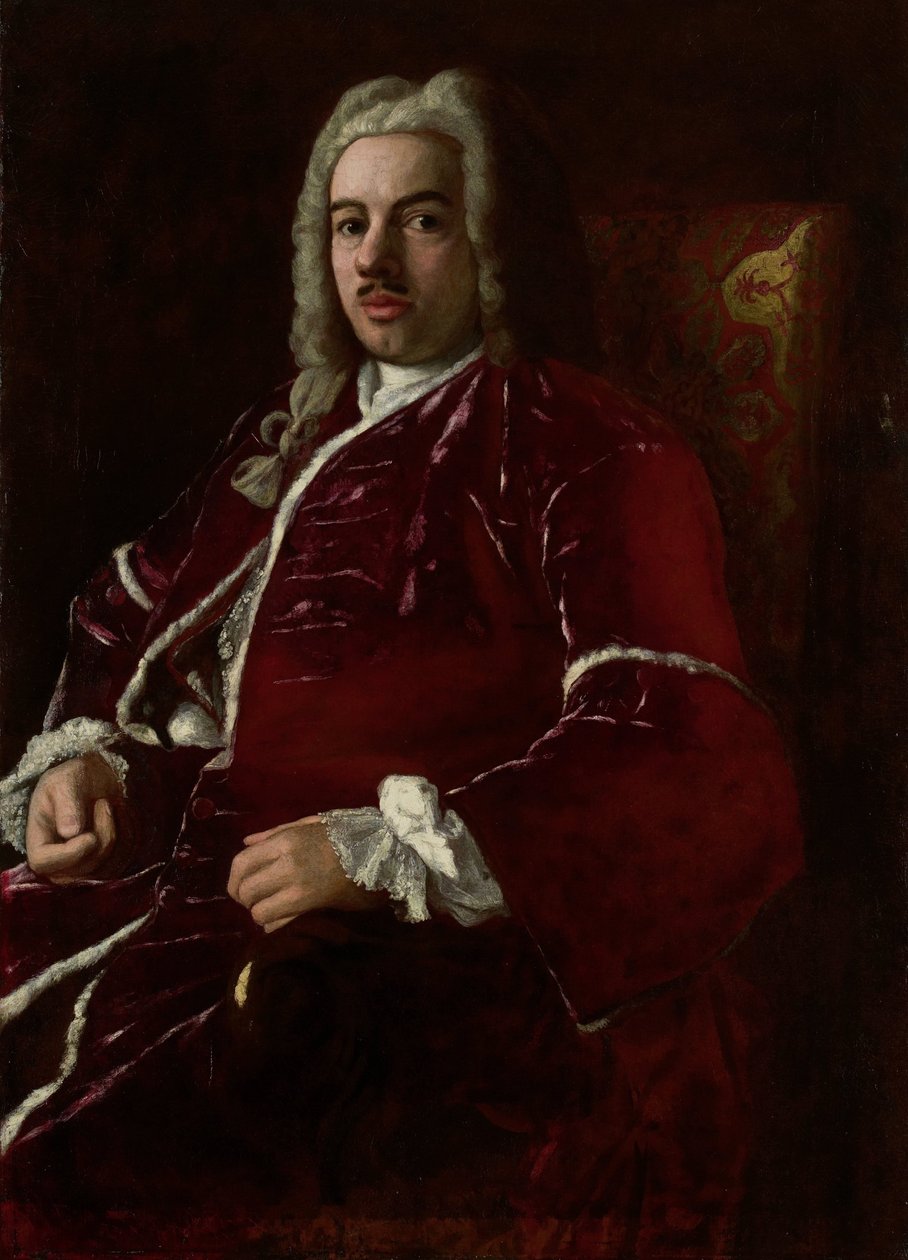 Portrét Cornelis Calkoen (1696-1764). Velvyslanec v Osmanské říši v Konstantinopoli (Istanbul) od Anonymous