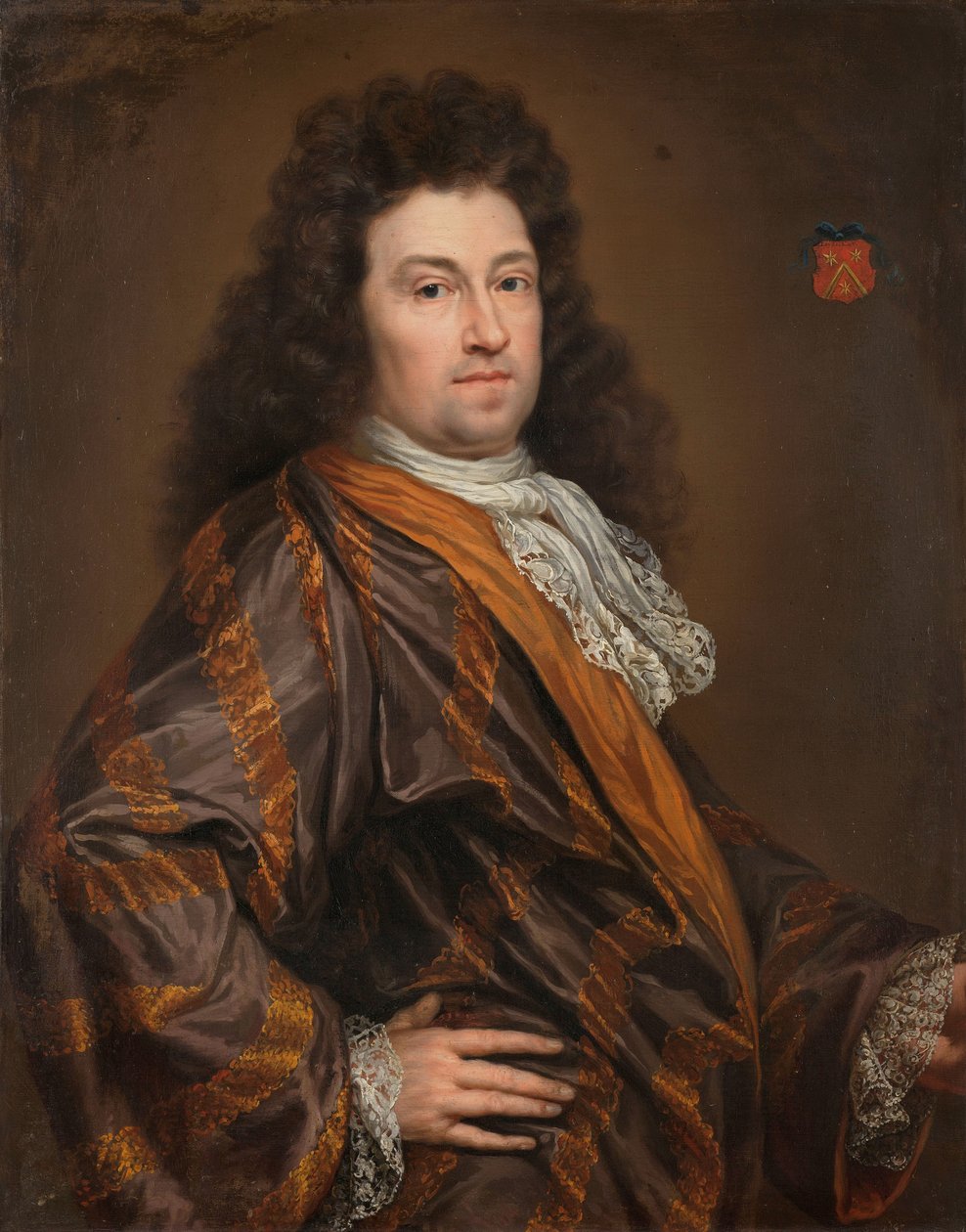Portrét Françoise Leydeckera (1650-1718). Delegát u Účetního dvora pro Zeeland od Anonymous