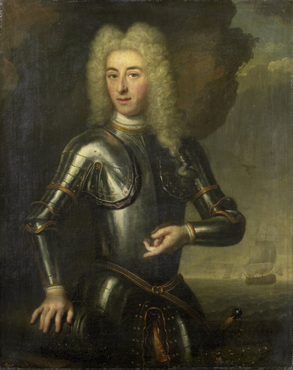 Portrét Hendrika Lijnslagera, námořního kapitána admirality Amsterdamu od Anonymous