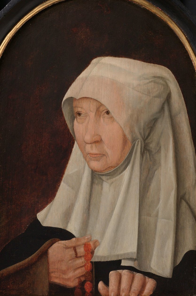 Portrét Jacominy Claesdr van Ruyven (zemřel 1509), manželky Arent Franckensz van der Meer od Anonymous