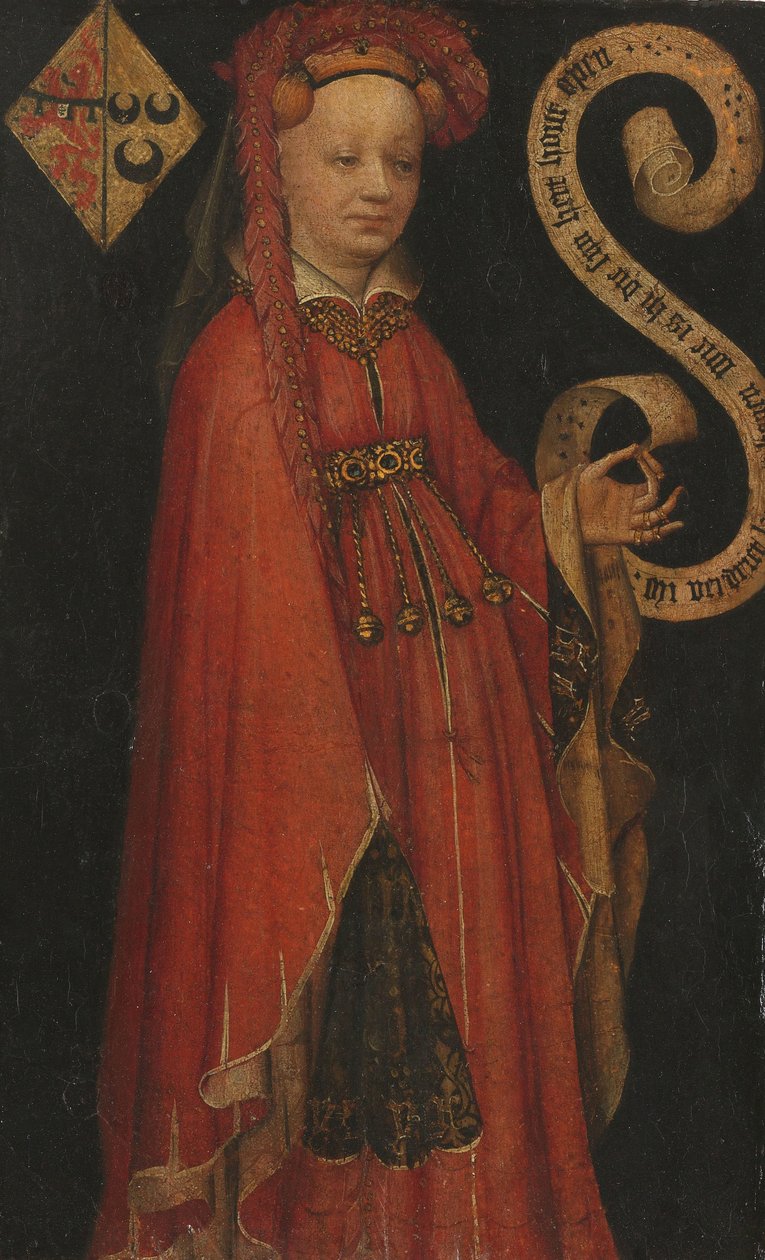 Portrét Lysbeth van Duvenvoorde Portrét Lysbeth van Duvenvoirde (?-1472) od Anonymous