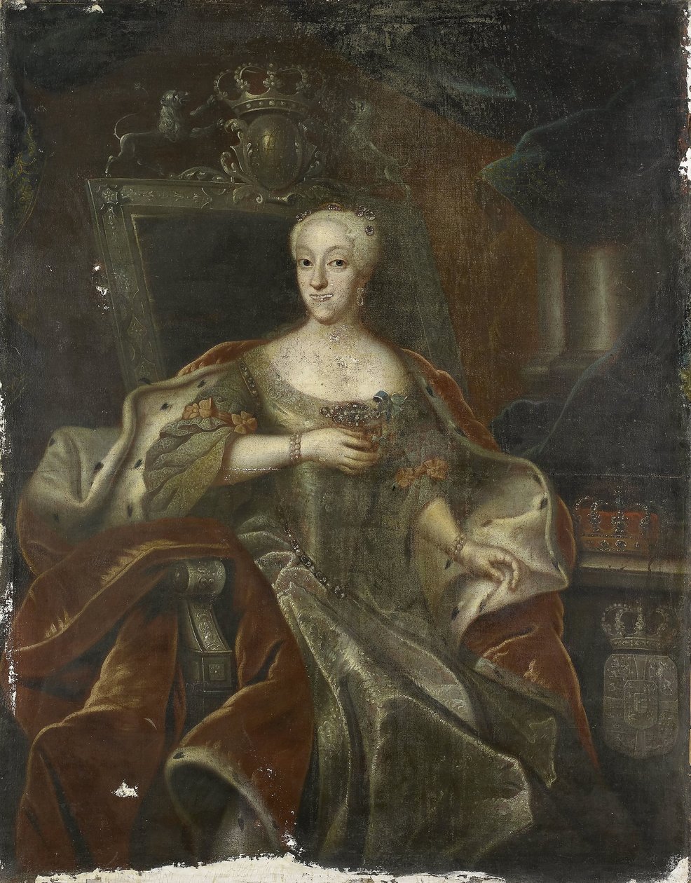 Portrét princezny Charlotte Amalie, dcery Fredericka IV., krále dánského od Anonymous