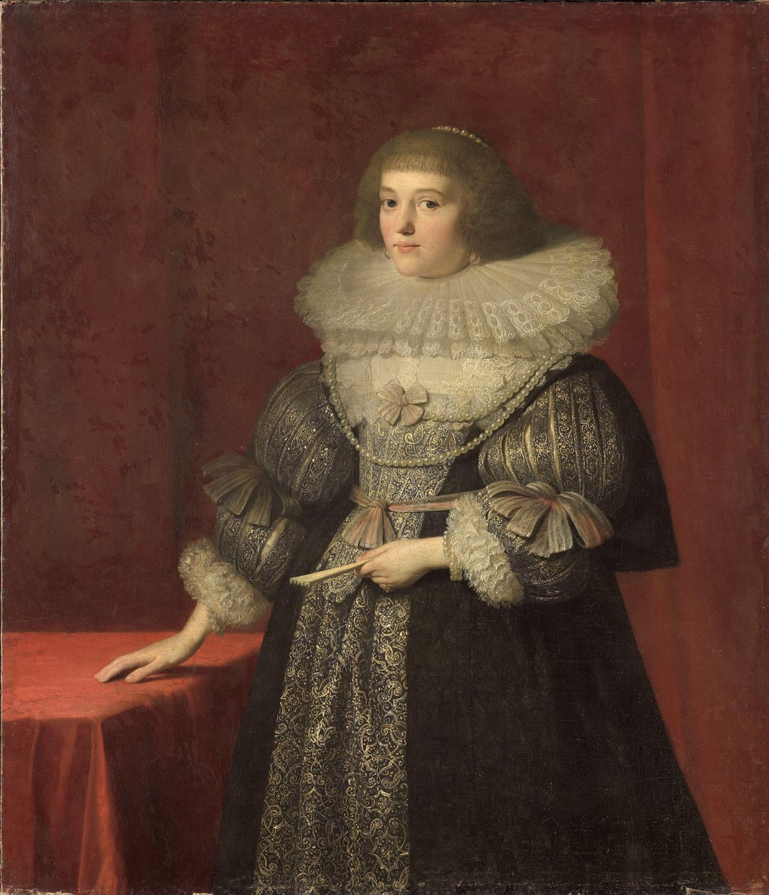 Portrét Ursuly (1594-1657), hraběnky Solms-Braunfels od Anonymous