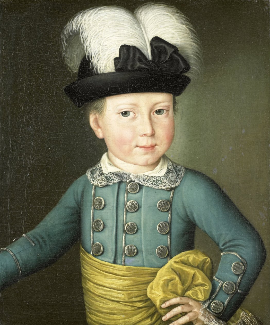 Portrét Williama Fredericka, prince z Orange-Nassau, pozdějšího krále Viléma I., jako dítěte od Anonymous