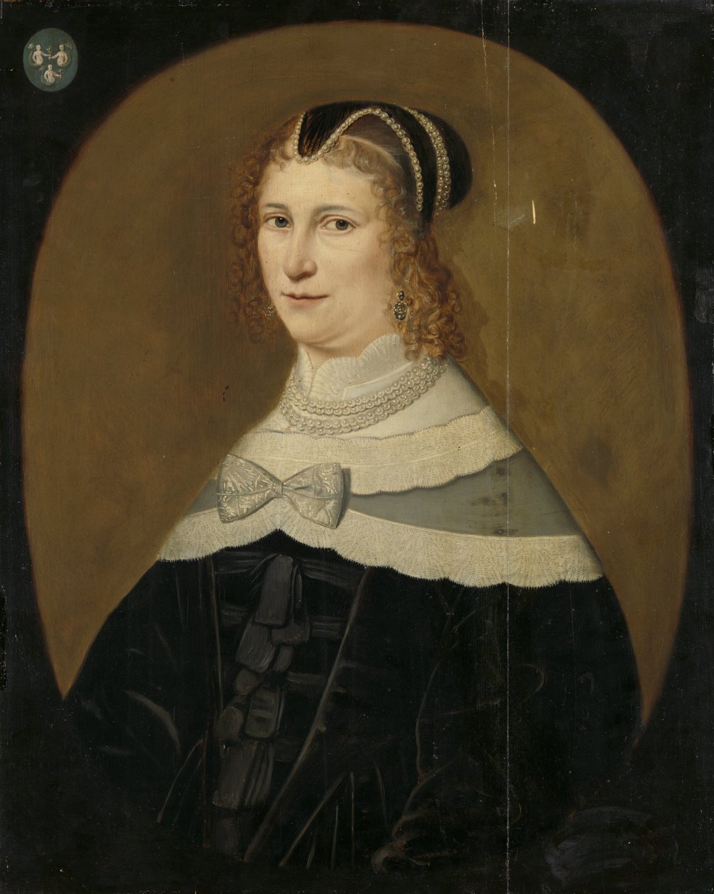 Portrét ženy, zvané Theodora de Visscher, manželka Jacoba Rijswijka od Anonymous