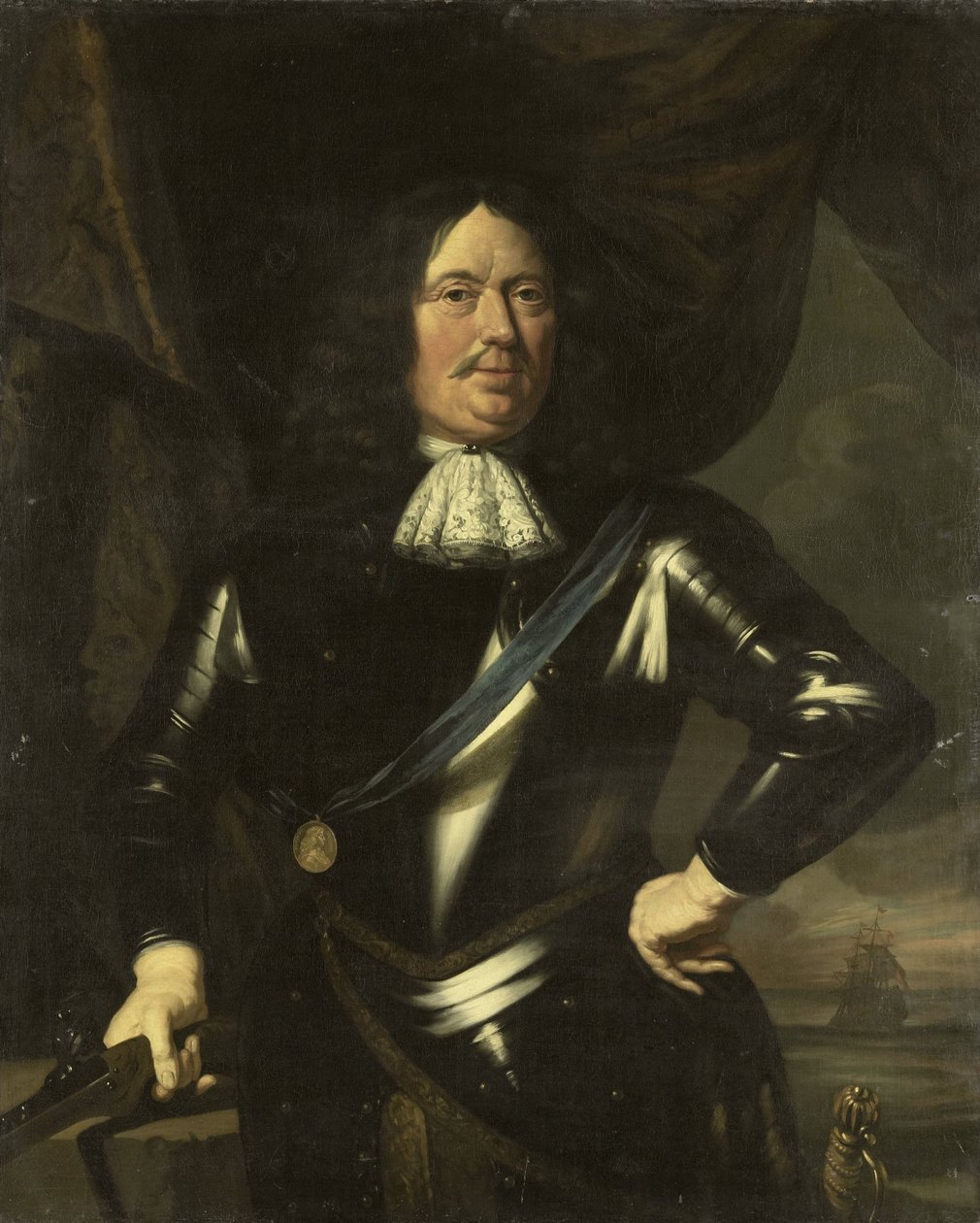 Portrét admirála, možná Adriaen Banckert, viceadmirál Zeelandu od Anonymous