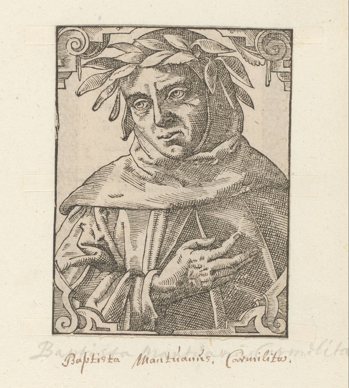 Portrét van Baptista Mantuan od Anonymous