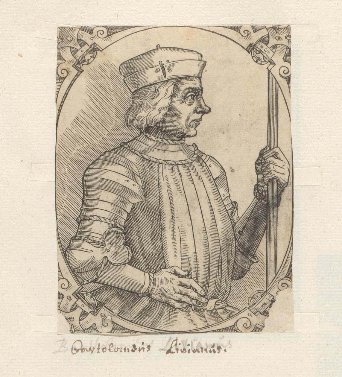 Portrét van Bartholomeus Livianus od Anonymous
