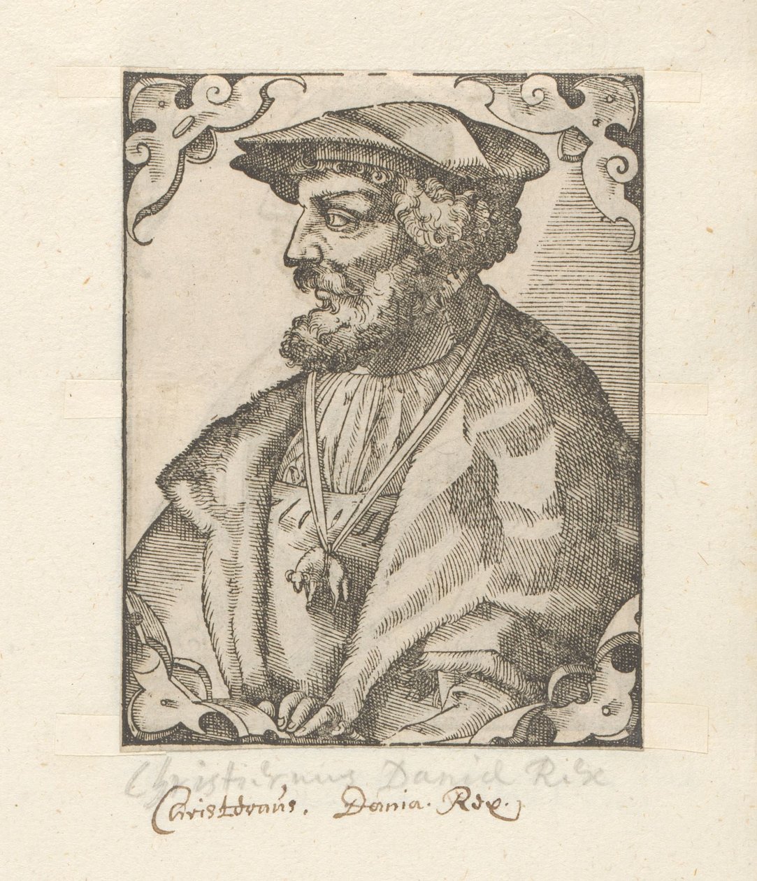 Portrét Christiana I. z Dánska od Anonymous