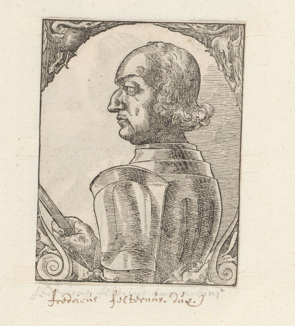Portrét Federica da Montefeltro od Anonymous