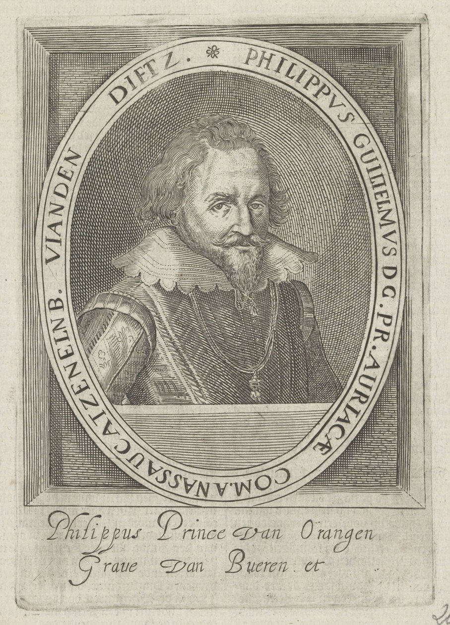Portrét Philipa Williama, prince z Orange od Anonymous