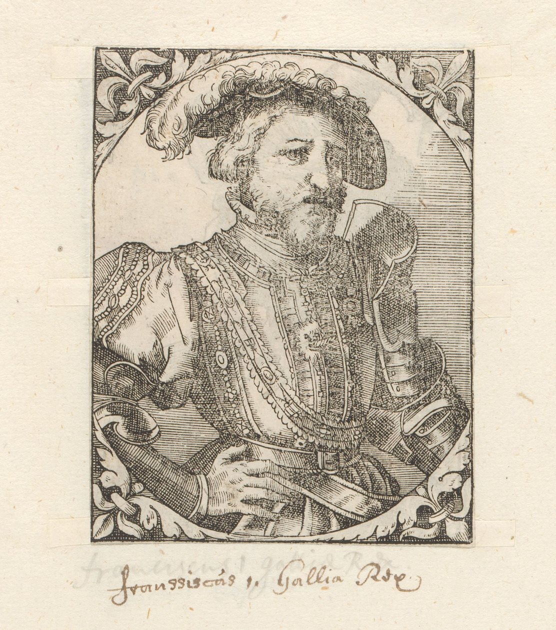 Portrét Františka I. z Valois-Angoulême, francouzského krále od Anonymous