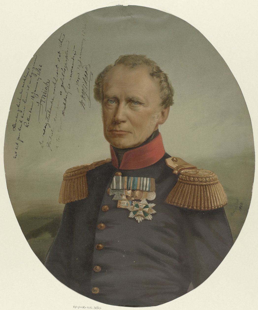 Portrét Frederika, prince nizozemského od Anonymous