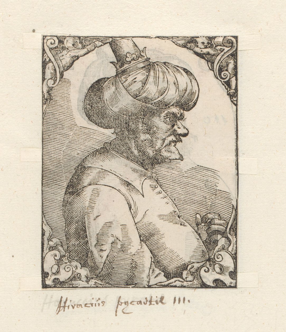 Portrét Hora Barbarossy od Anonymous