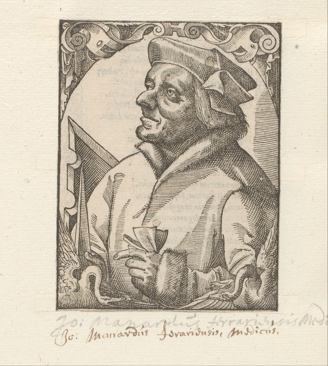 Portrét Johannese Manardiho od Anonymous