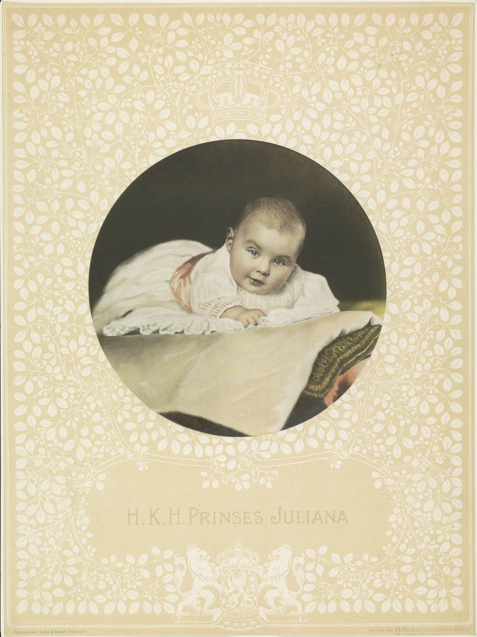 Portrét Juliany, královny Nizozemska od Anonymous