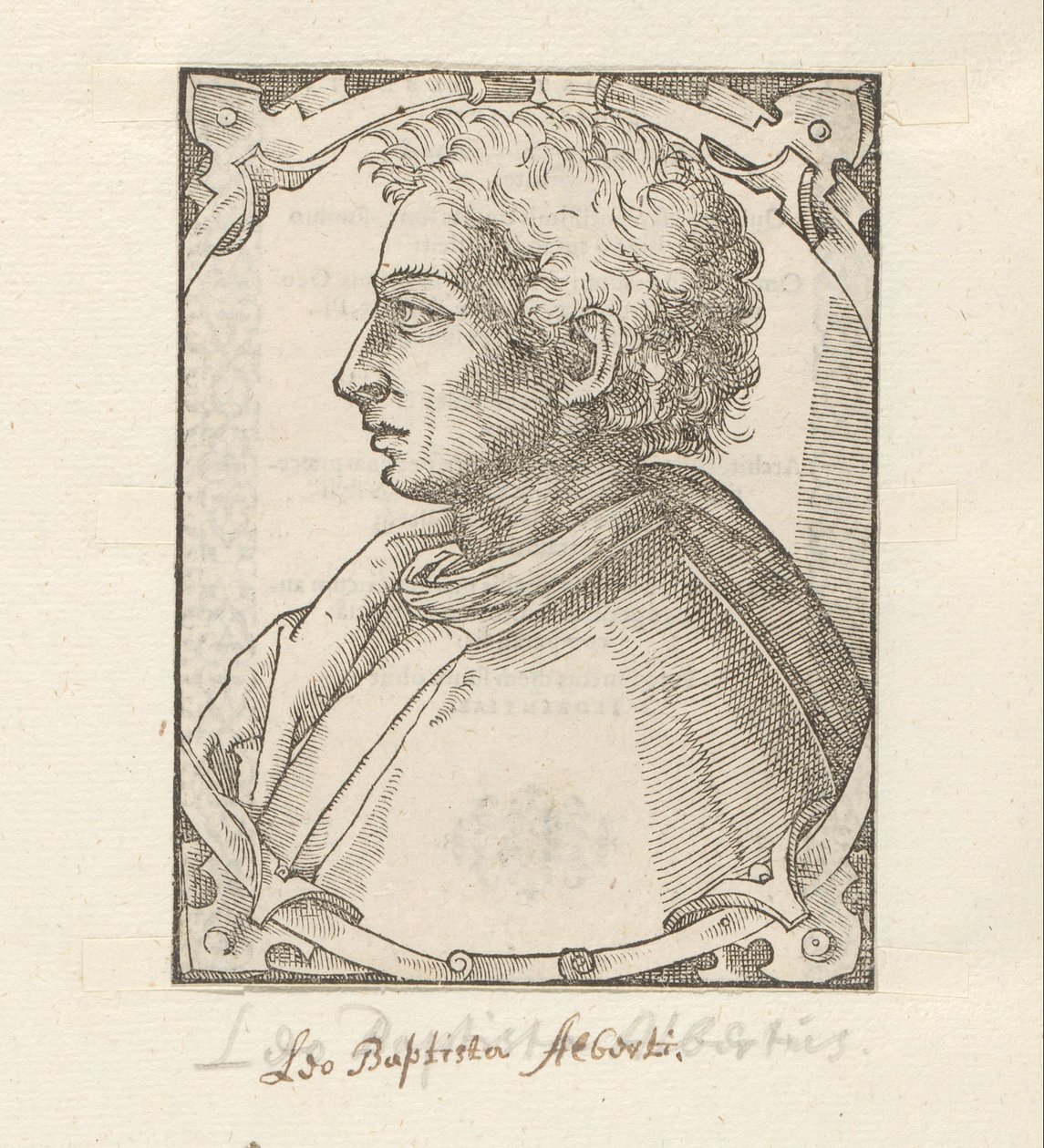 Portrét van Leon Battista Alberti od Anonymous