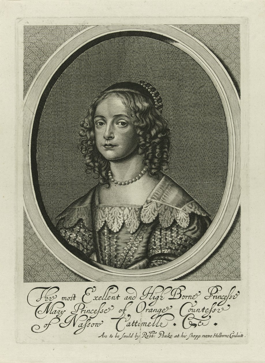 Portrét Marie Henrietty Stuartové od Anonymous