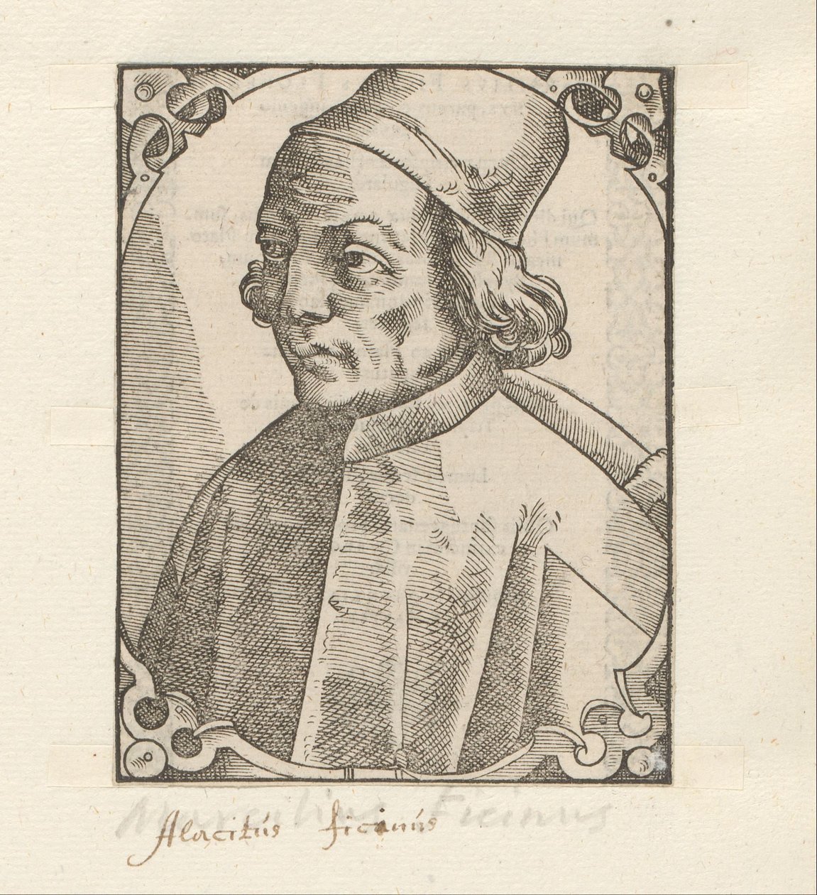 Portrét van Marsilio Ficino od Anonymous