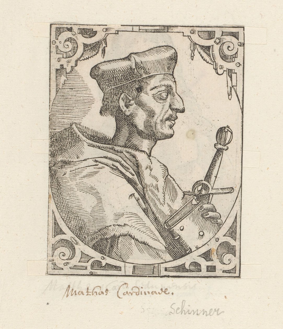 Portrét Matthäuse Schinera od Anonymous