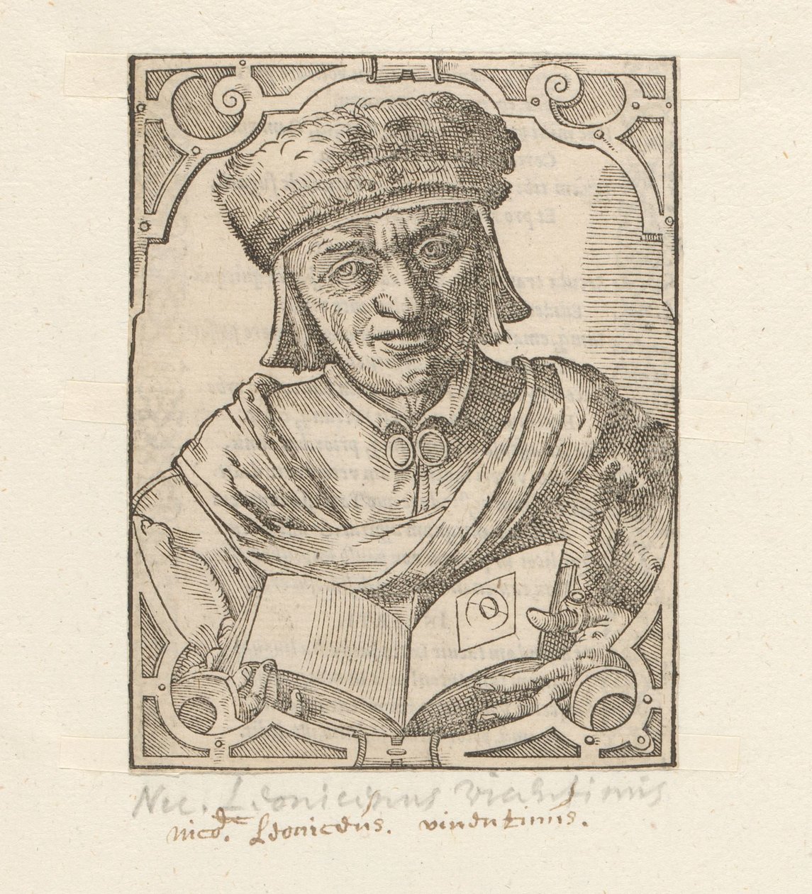 Portrét van Niccolò Leoniceno od Anonymous