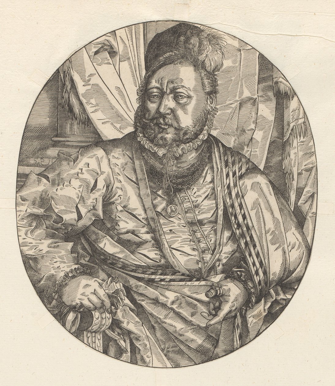 Portrét Otty Heinricha Schwarzenberga od Anonymous